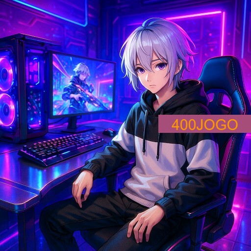 Imagem promocional da 400JOGO mostrando a plataforma e suas vantagens