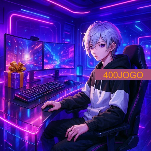 Imagem promocional da 400JOGO mostrando a plataforma e suas vantagens