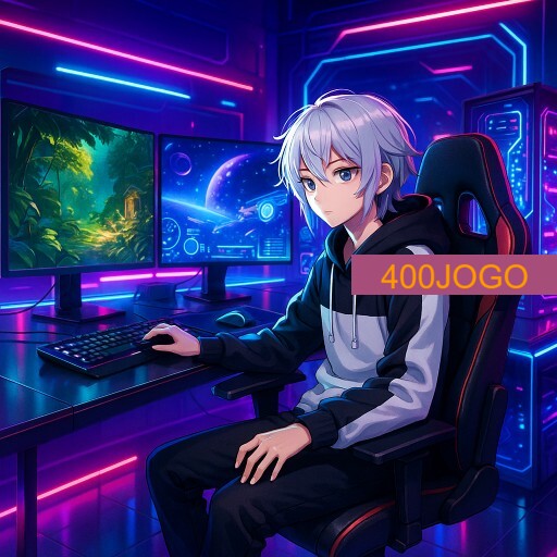 Imagem promocional da 400JOGO mostrando a plataforma e suas vantagens