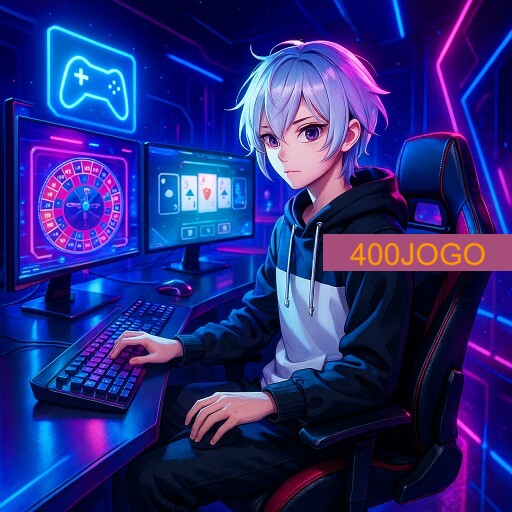 Imagem promocional da 400JOGO mostrando a plataforma e suas vantagens