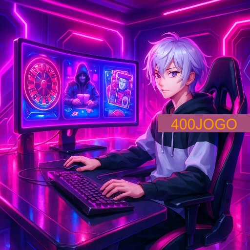 Imagem promocional da 400JOGO mostrando a plataforma e suas vantagens