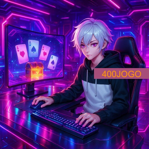 Imagem promocional da 400JOGO mostrando a plataforma e suas vantagens